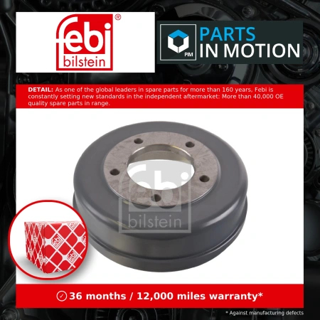 Тормозной барабан для Ford Transit  2000-2006  RWD R16 TIMKEN (280mm x 77.5mm) 5отв.
